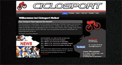 Desktop Screenshot of ciclosport.ch